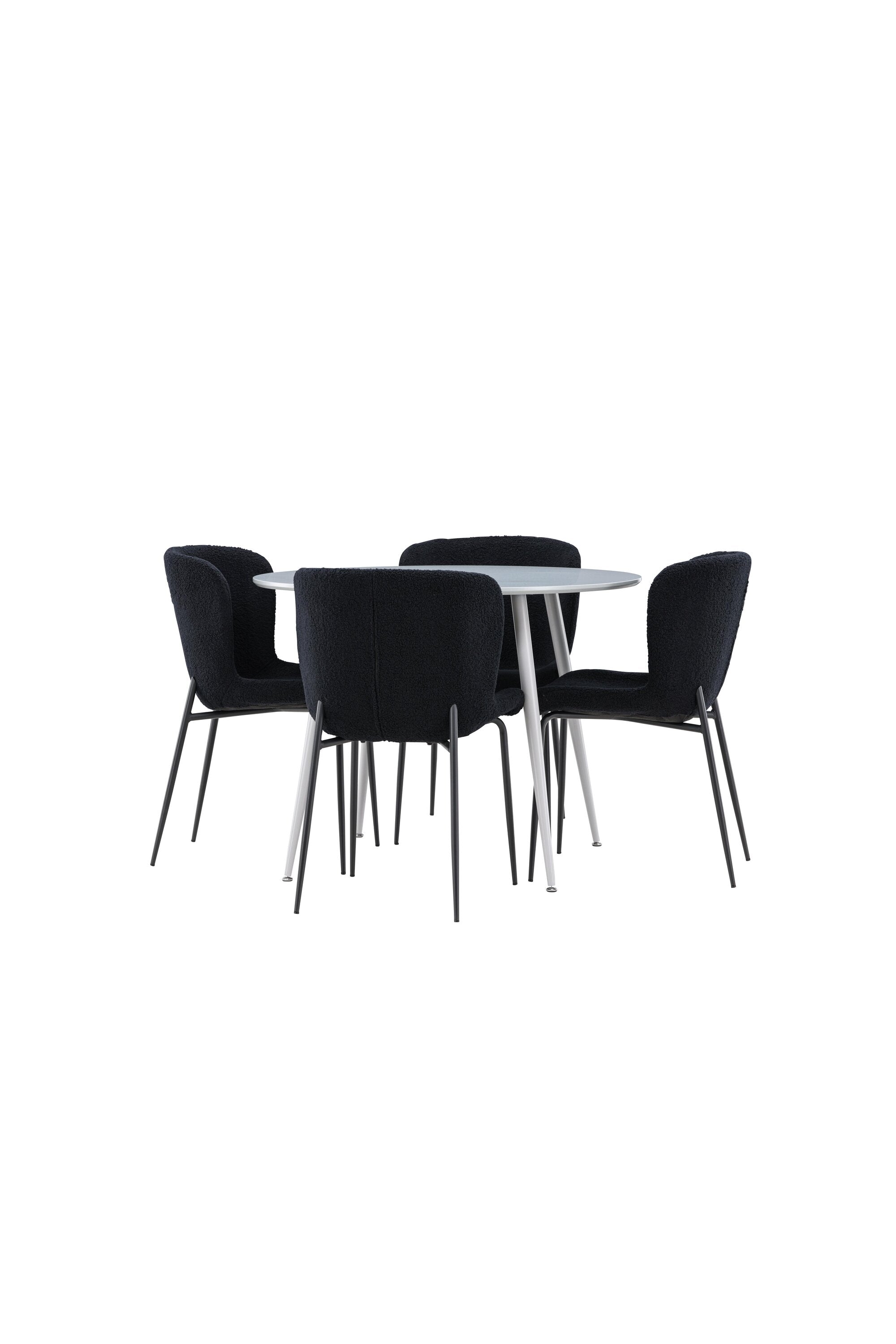 Plaza Matbord med Modesto Matstol-GR Dining Set-Venture Home-peaceofhome.se