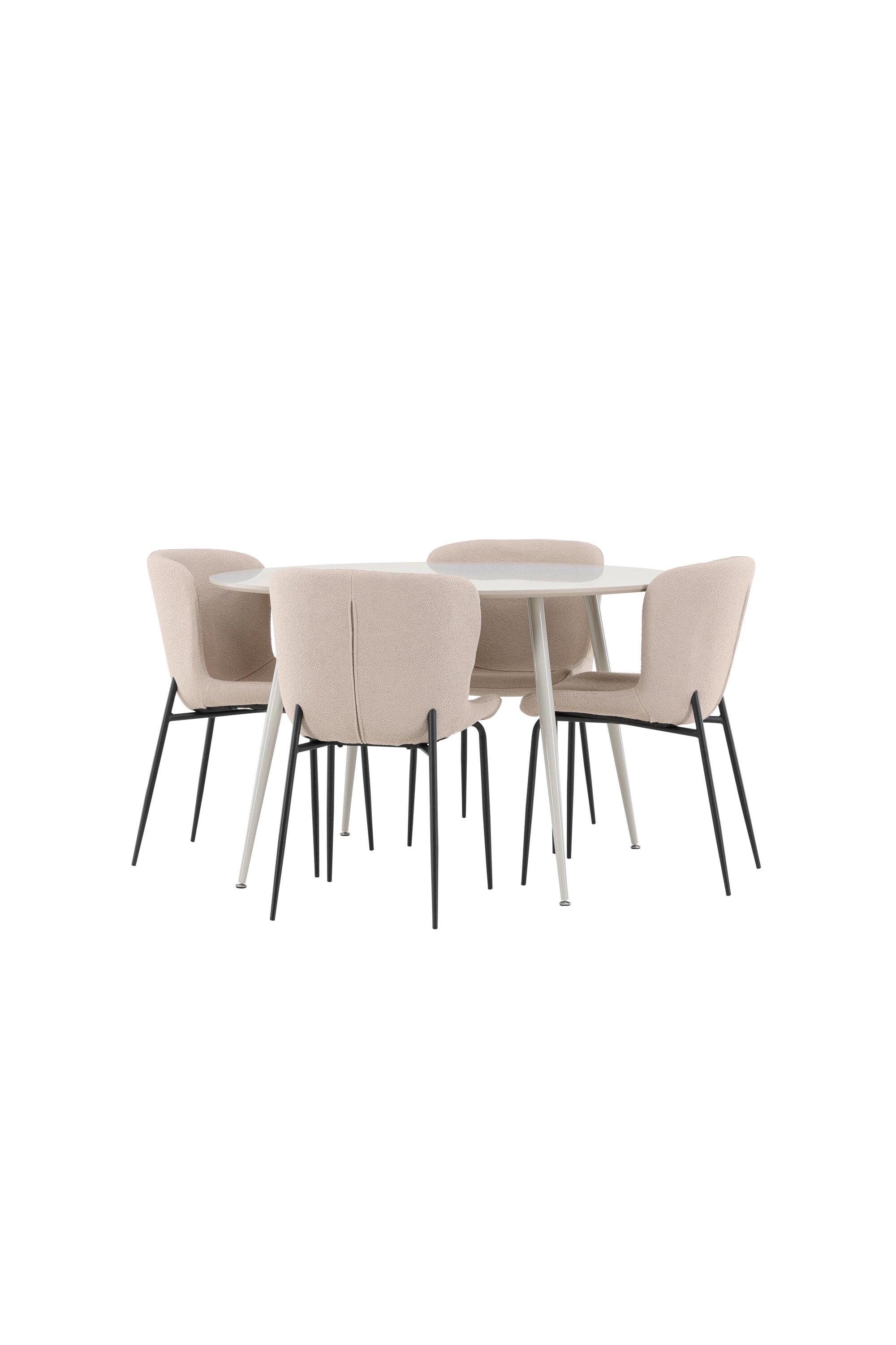 Plaza Matbord med Modesto Matstol-GR Dining Set-Venture Home-peaceofhome.se