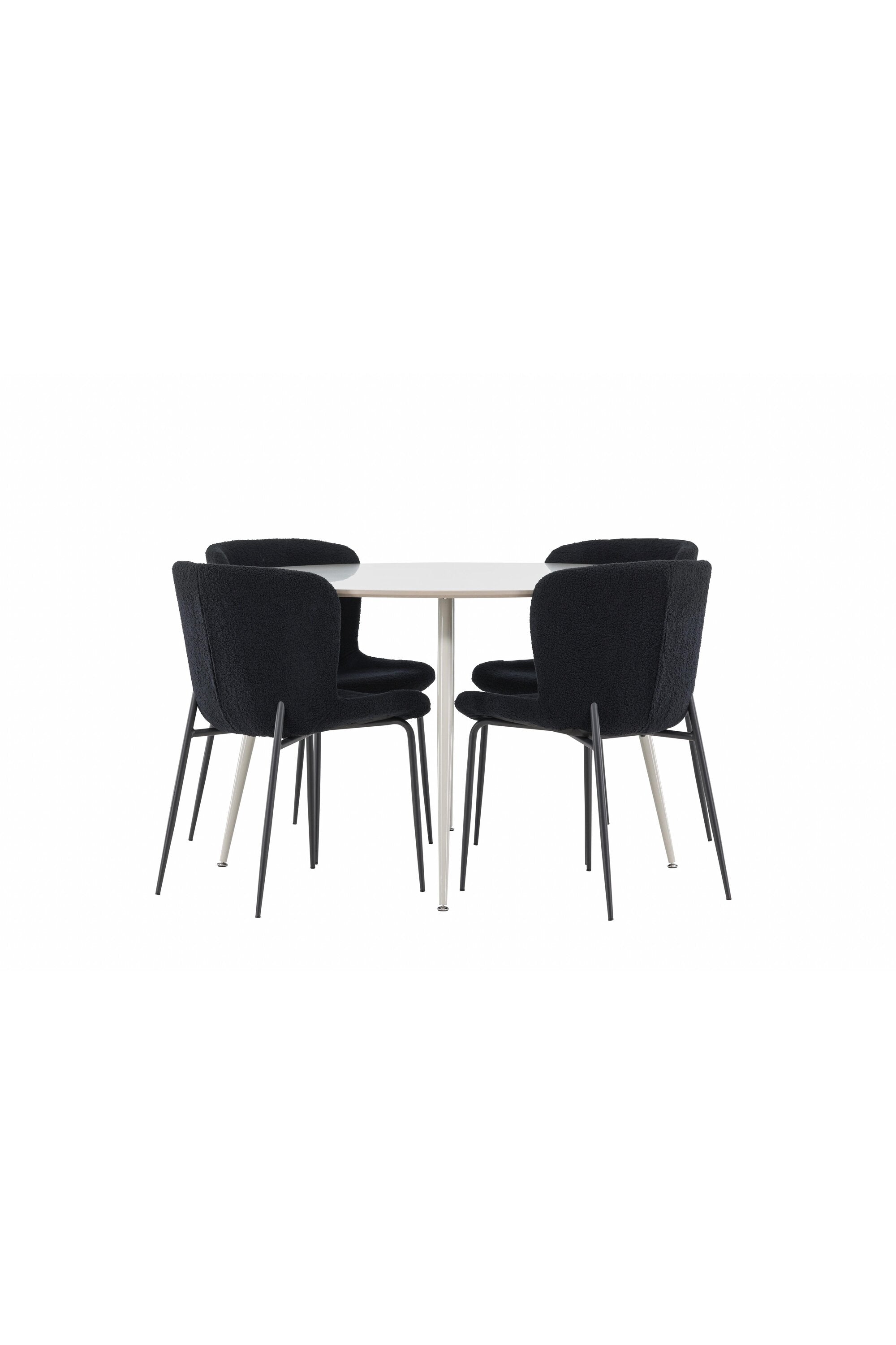 Plaza Matbord med Modesto Matstol-GR Dining Set-Venture Home-peaceofhome.se