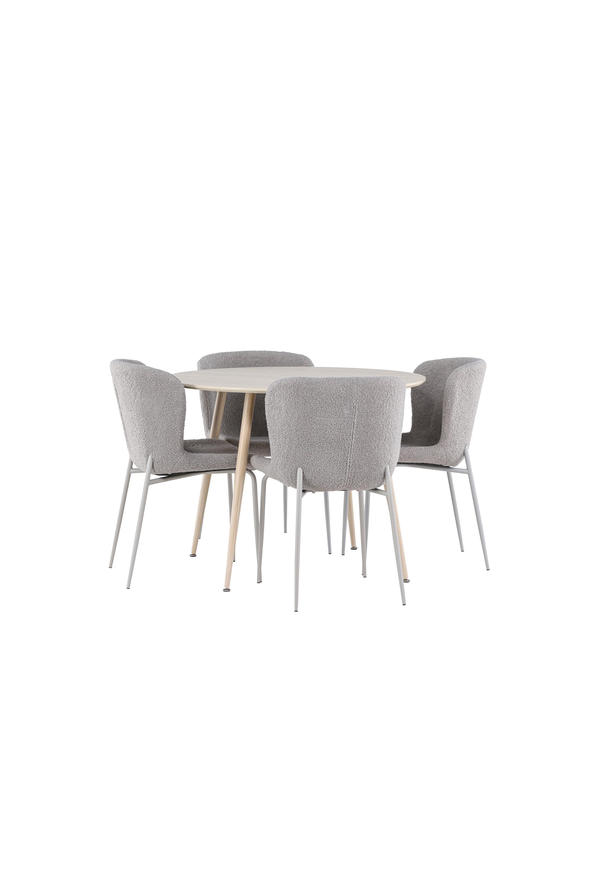 Plaza Matbord med Modesto Matstol-GR Dining Set-Venture Home-peaceofhome.se