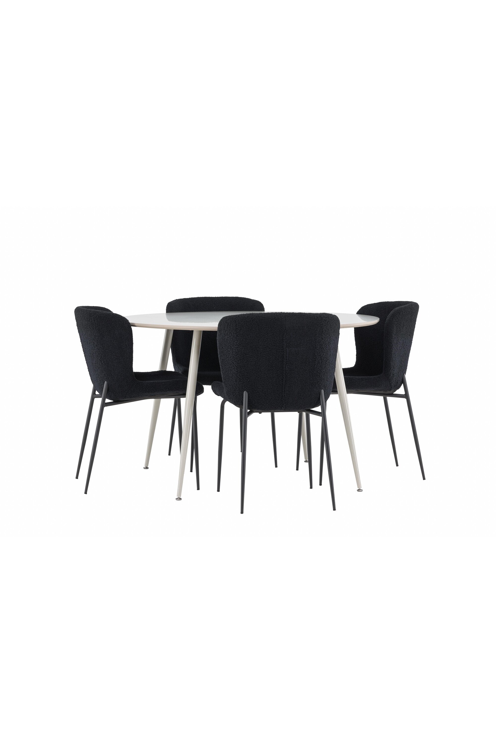 Plaza Matbord med Modesto Matstol-GR Dining Set-Venture Home-peaceofhome.se