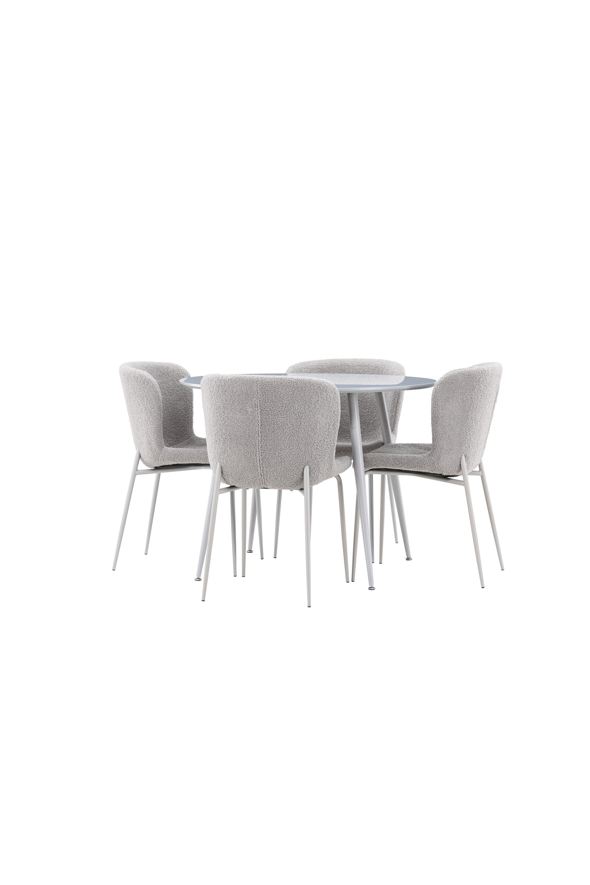 Plaza Matbord med Modesto Matstol-GR Dining Set-Venture Home-peaceofhome.se