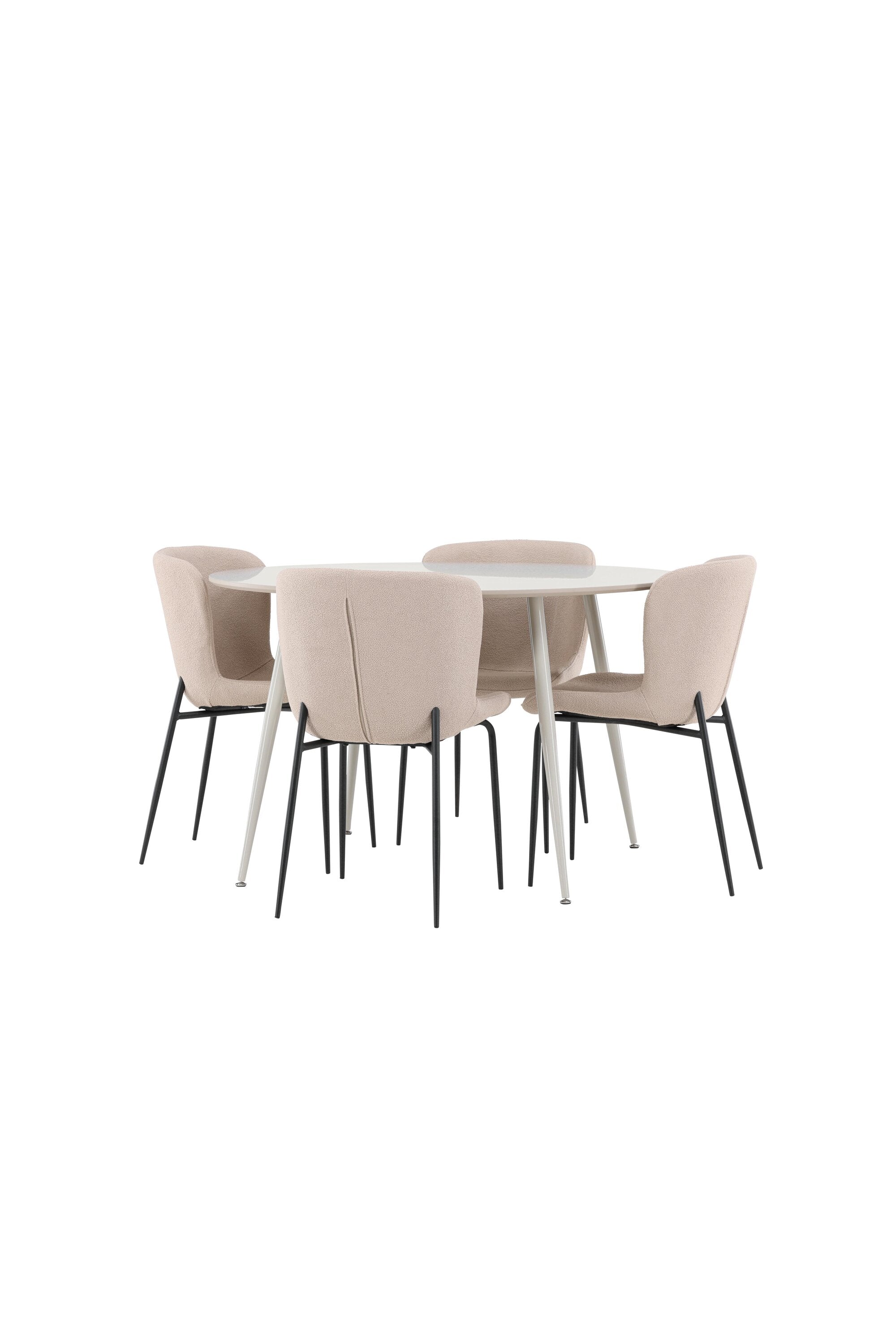 Plaza Matbord med Modesto Matstol-GR Dining Set-Venture Home-peaceofhome.se