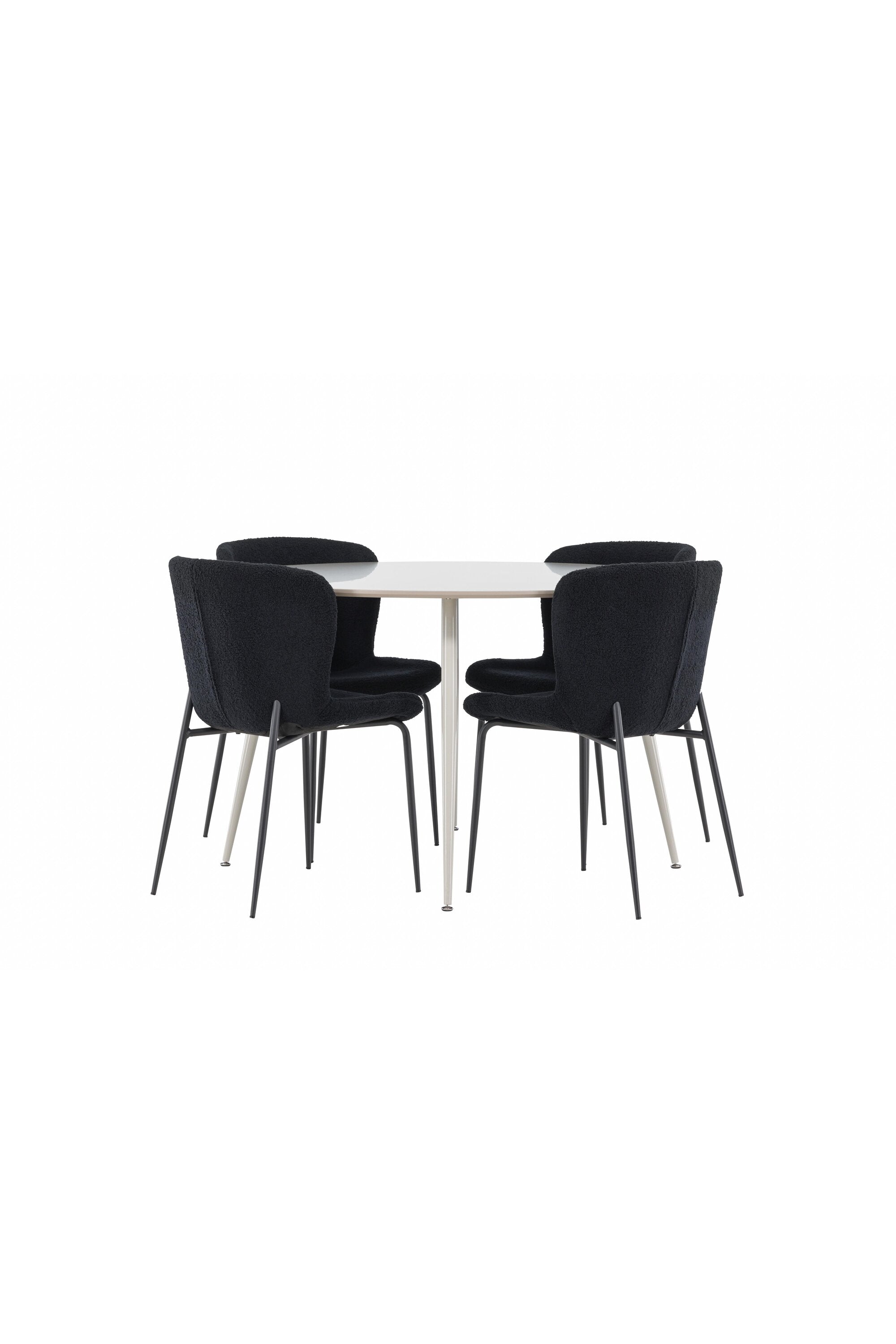 Plaza Matbord med Modesto Matstol-GR Dining Set-Venture Home-peaceofhome.se