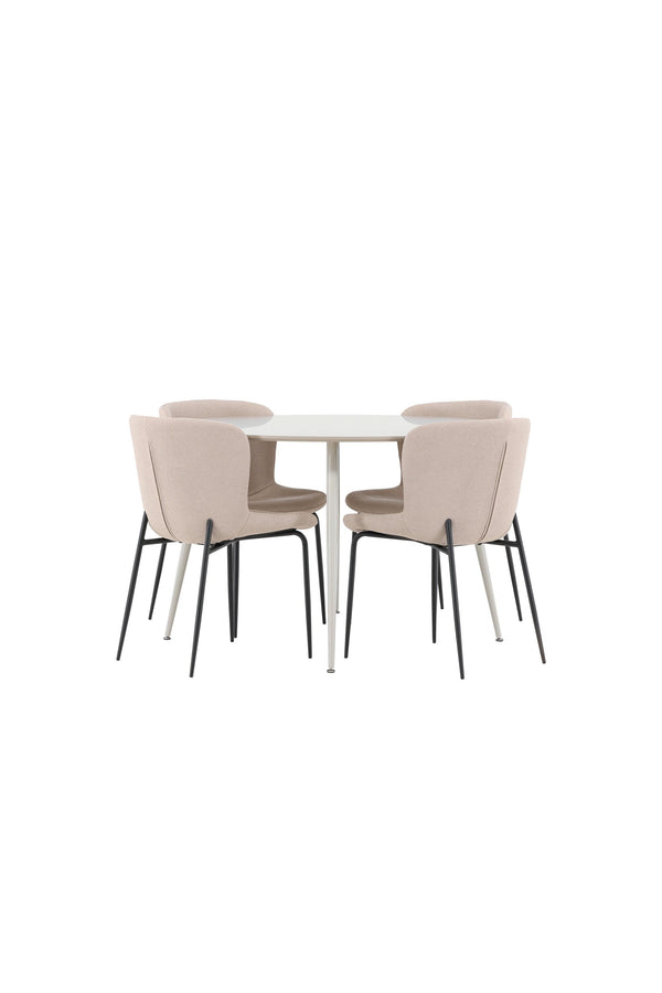 Plaza Matbord med Modesto Matstol-GR Dining Set-Venture Home-peaceofhome.se