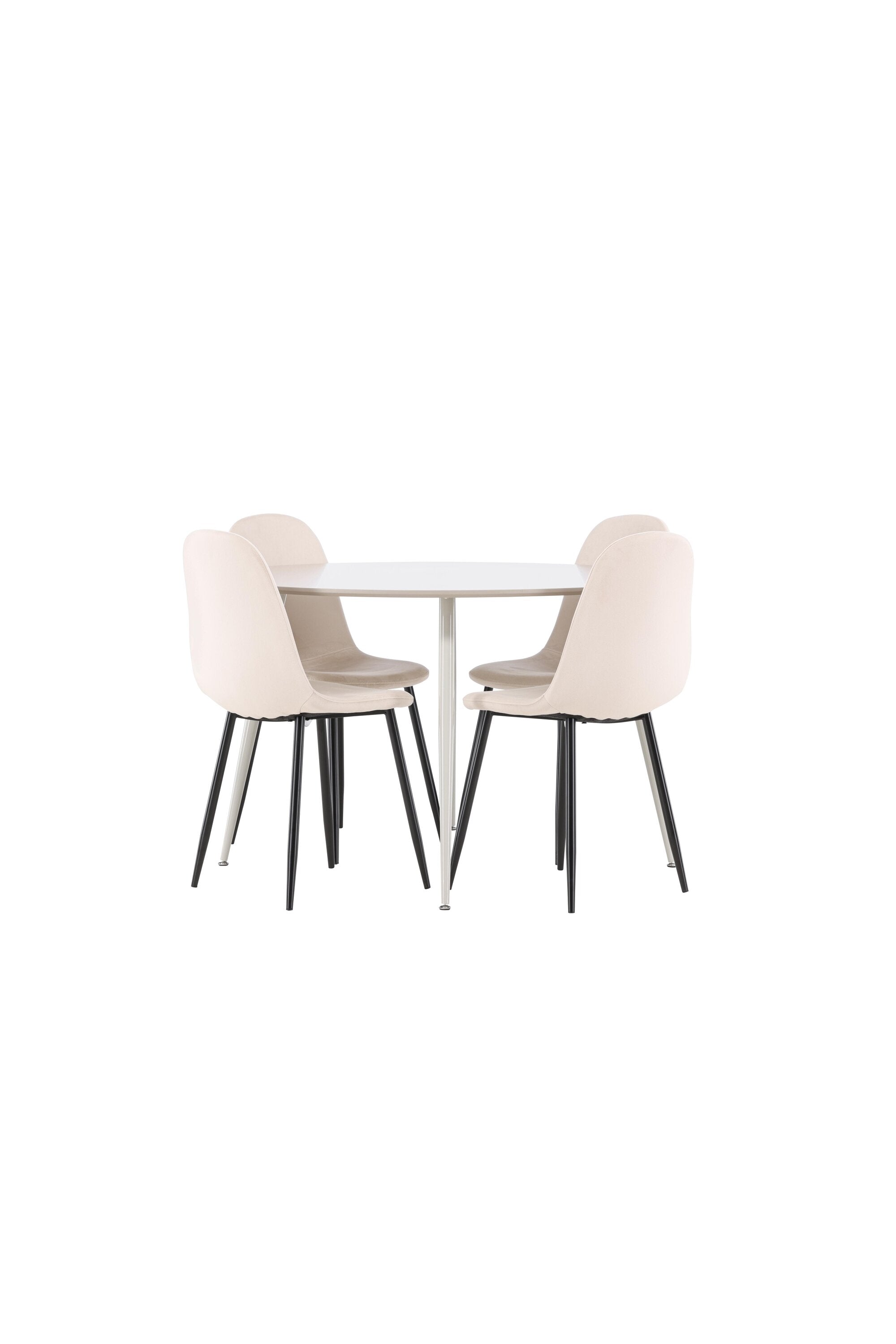 Plaza Matbord med Polar Matstol-GR Dining Set-Venture Home-peaceofhome.se