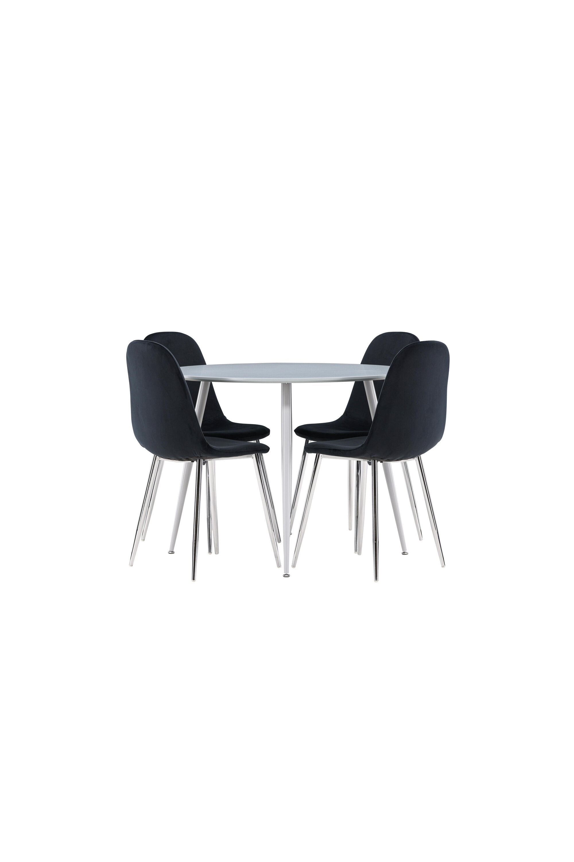 Plaza Matbord med Polar Matstol-GR Dining Set-Venture Home-peaceofhome.se