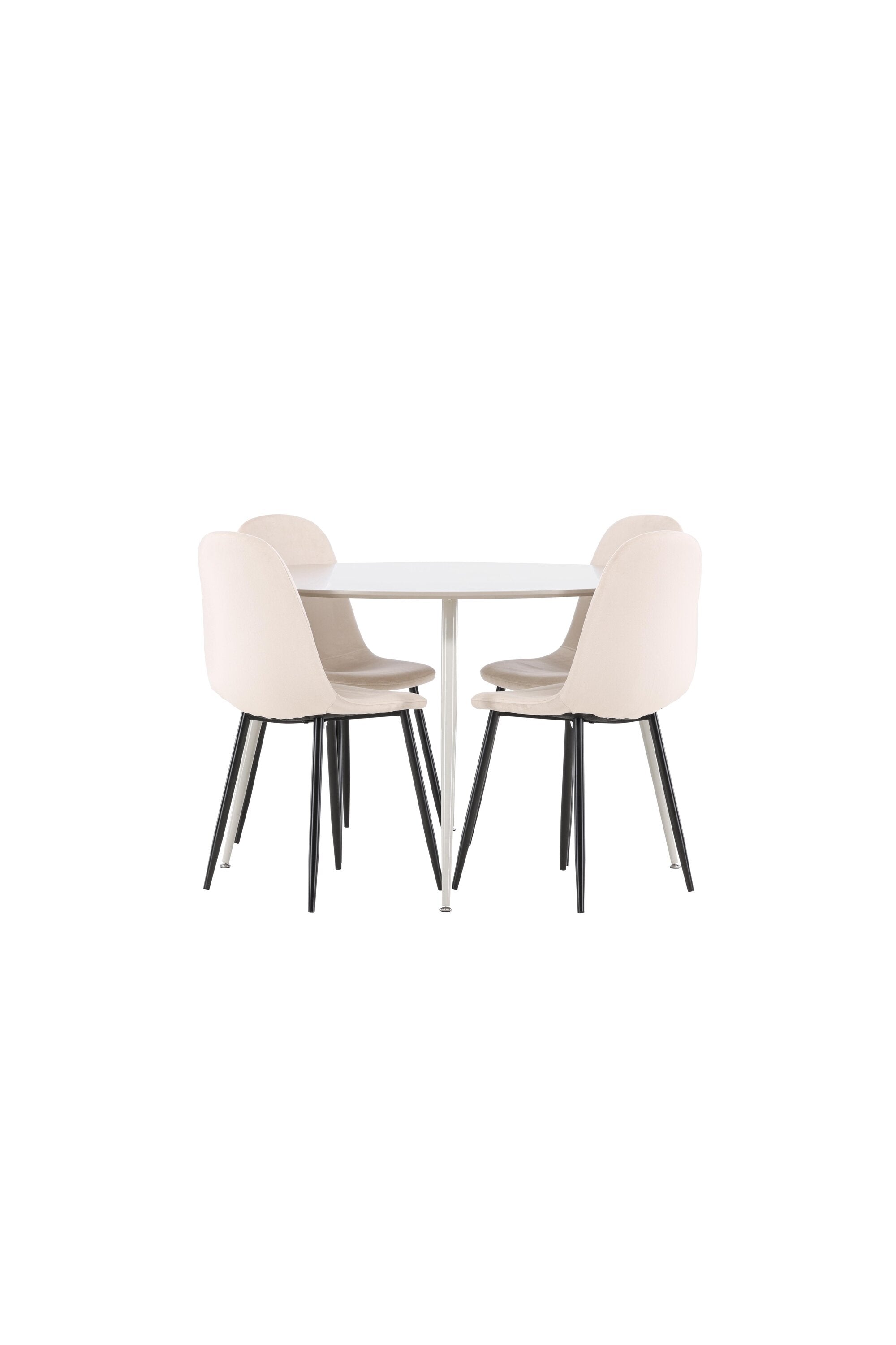 Plaza Matbord med Polar Matstol-GR Dining Set-Venture Home-peaceofhome.se