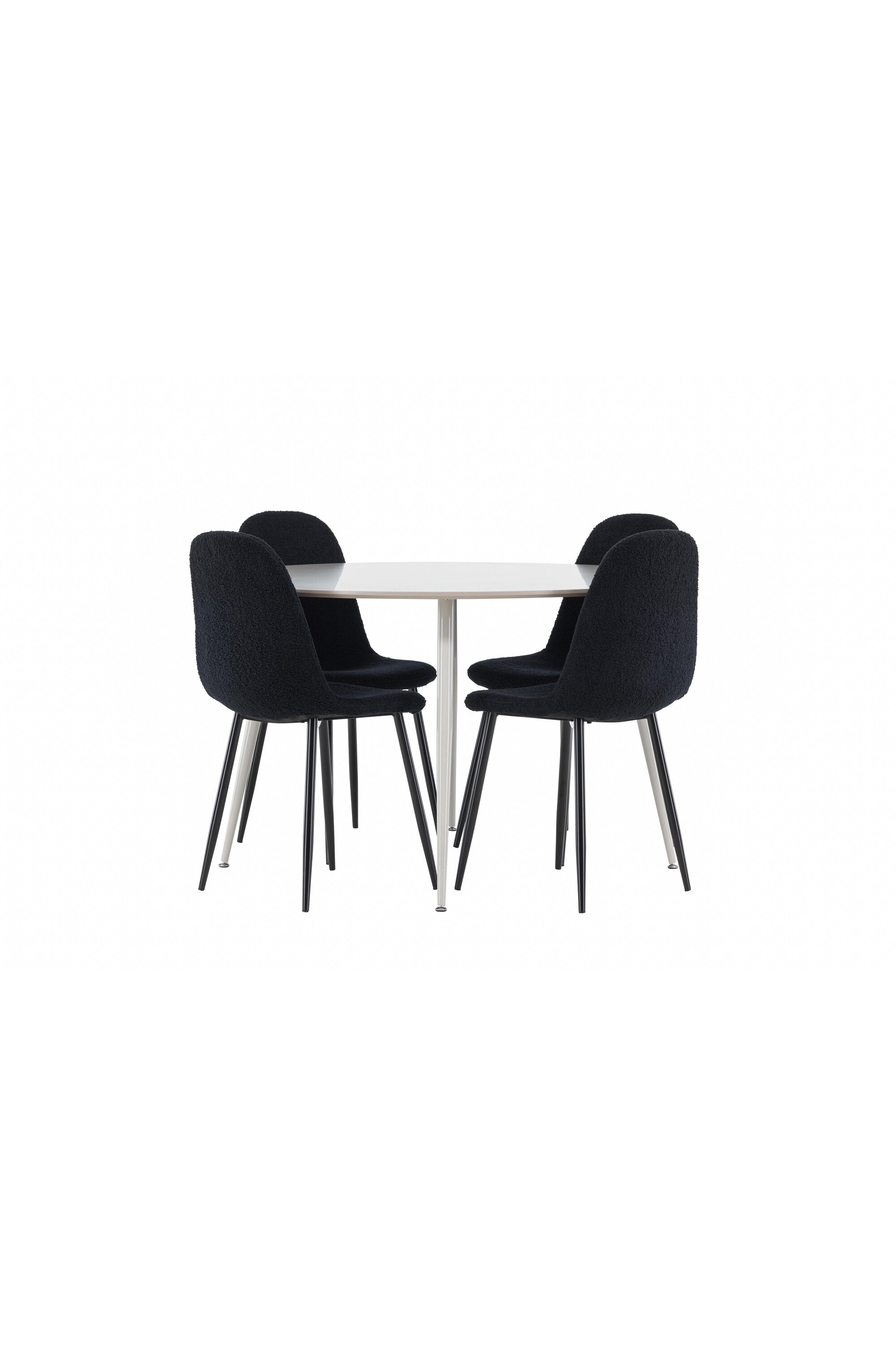 Plaza Matbord med Polar Matstol-GR Dining Set-Venture Home-peaceofhome.se