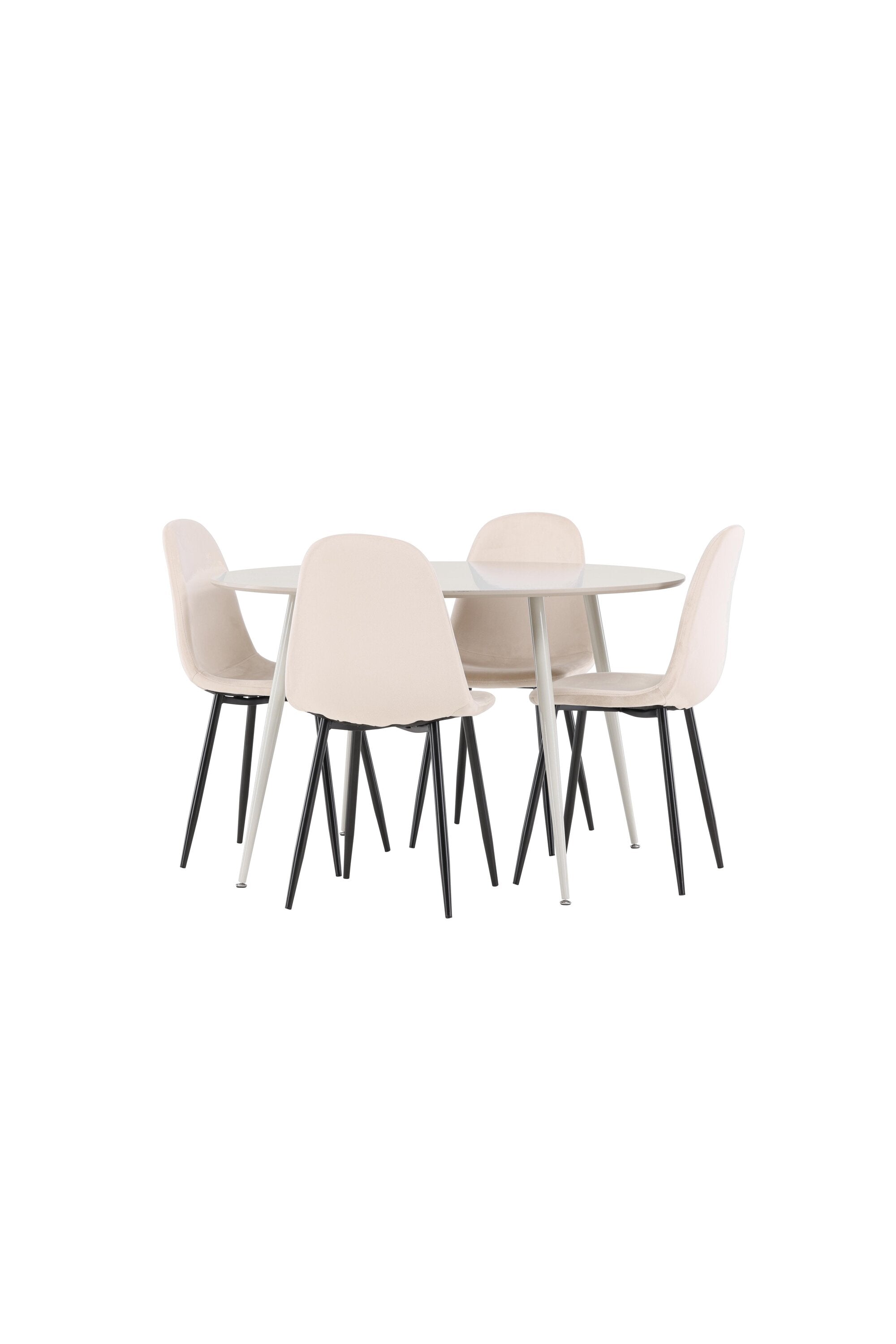 Plaza Matbord med Polar Matstol-GR Dining Set-Venture Home-peaceofhome.se