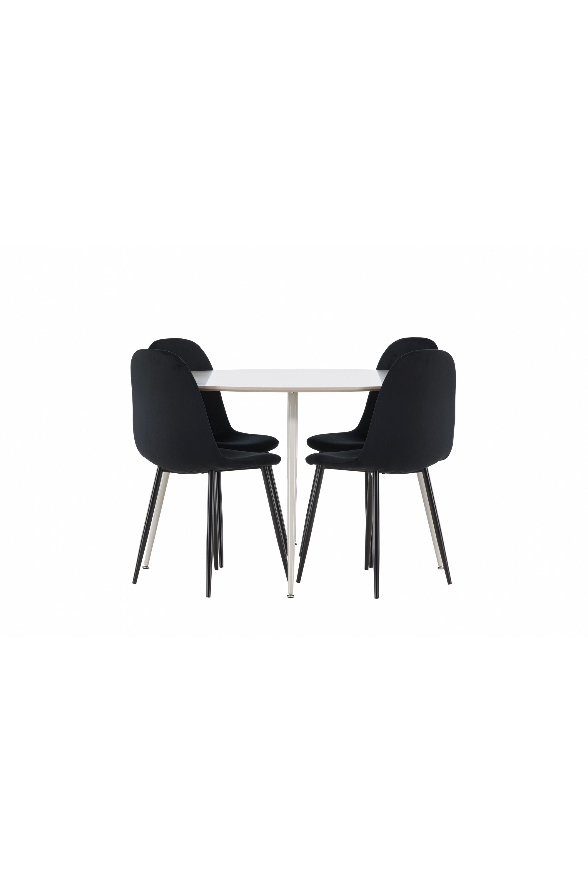 Plaza Matbord med Polar Matstol-GR Dining Set-Venture Home-peaceofhome.se