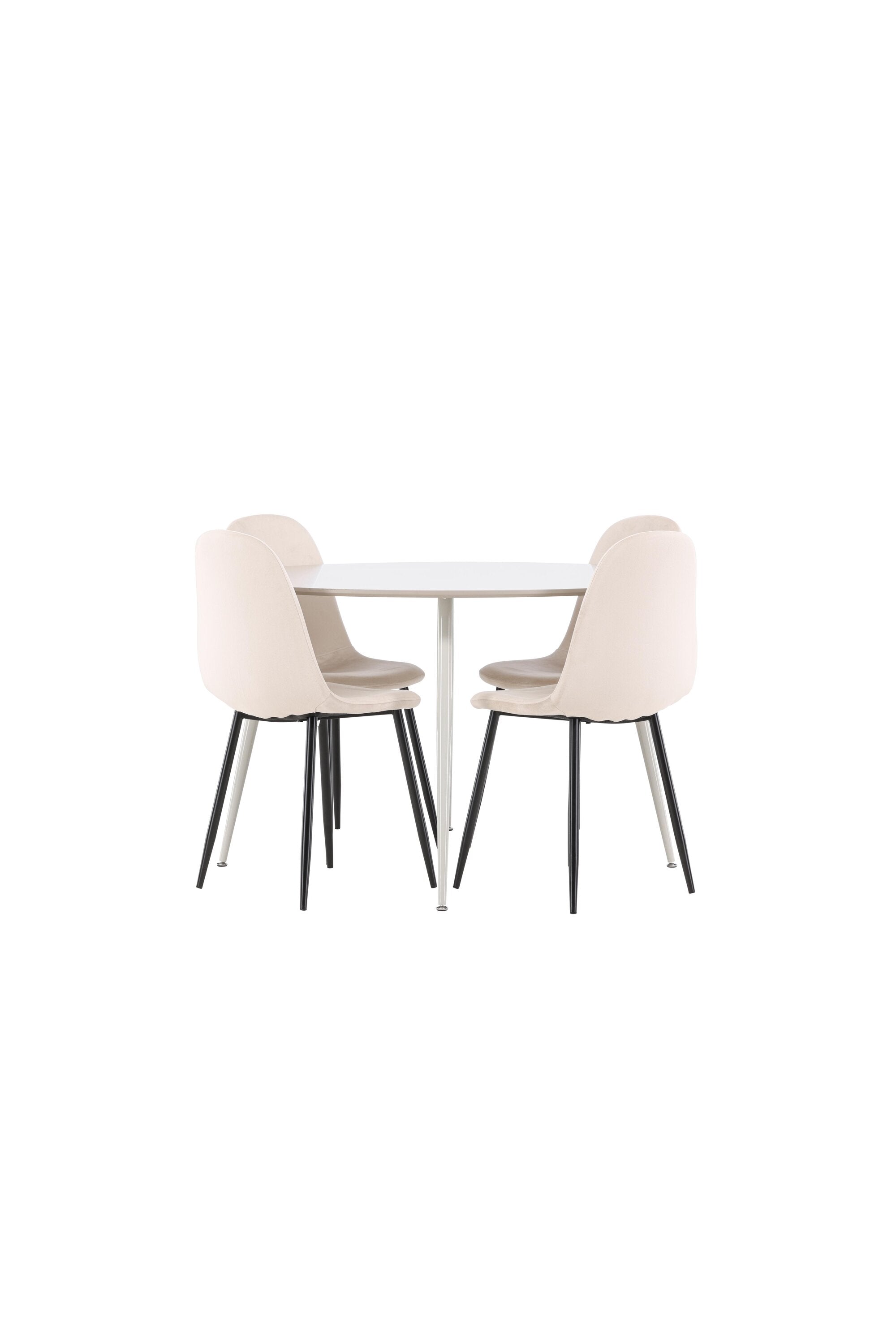 Plaza Matbord med Polar Matstol-GR Dining Set-Venture Home-peaceofhome.se