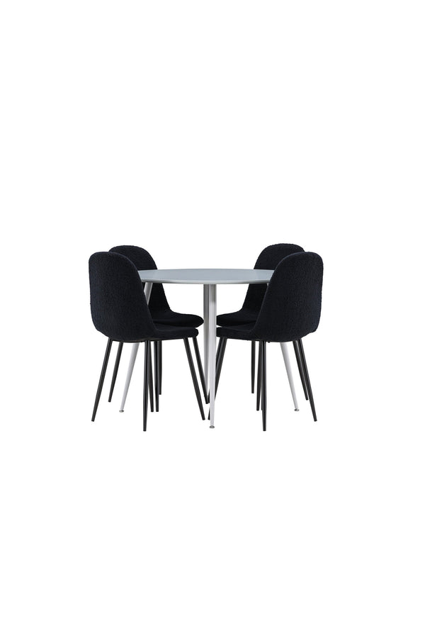 Plaza Matbord med Polar Matstol-GR Dining Set-Venture Home-peaceofhome.se