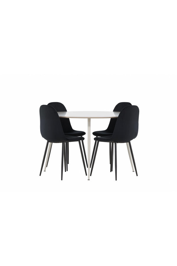 Plaza Matbord med Polar Matstol-GR Dining Set-Venture Home-peaceofhome.se