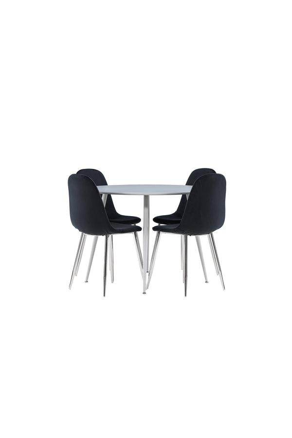 Plaza Matbord med Polar Matstol-GR Dining Set-Venture Home-peaceofhome.se