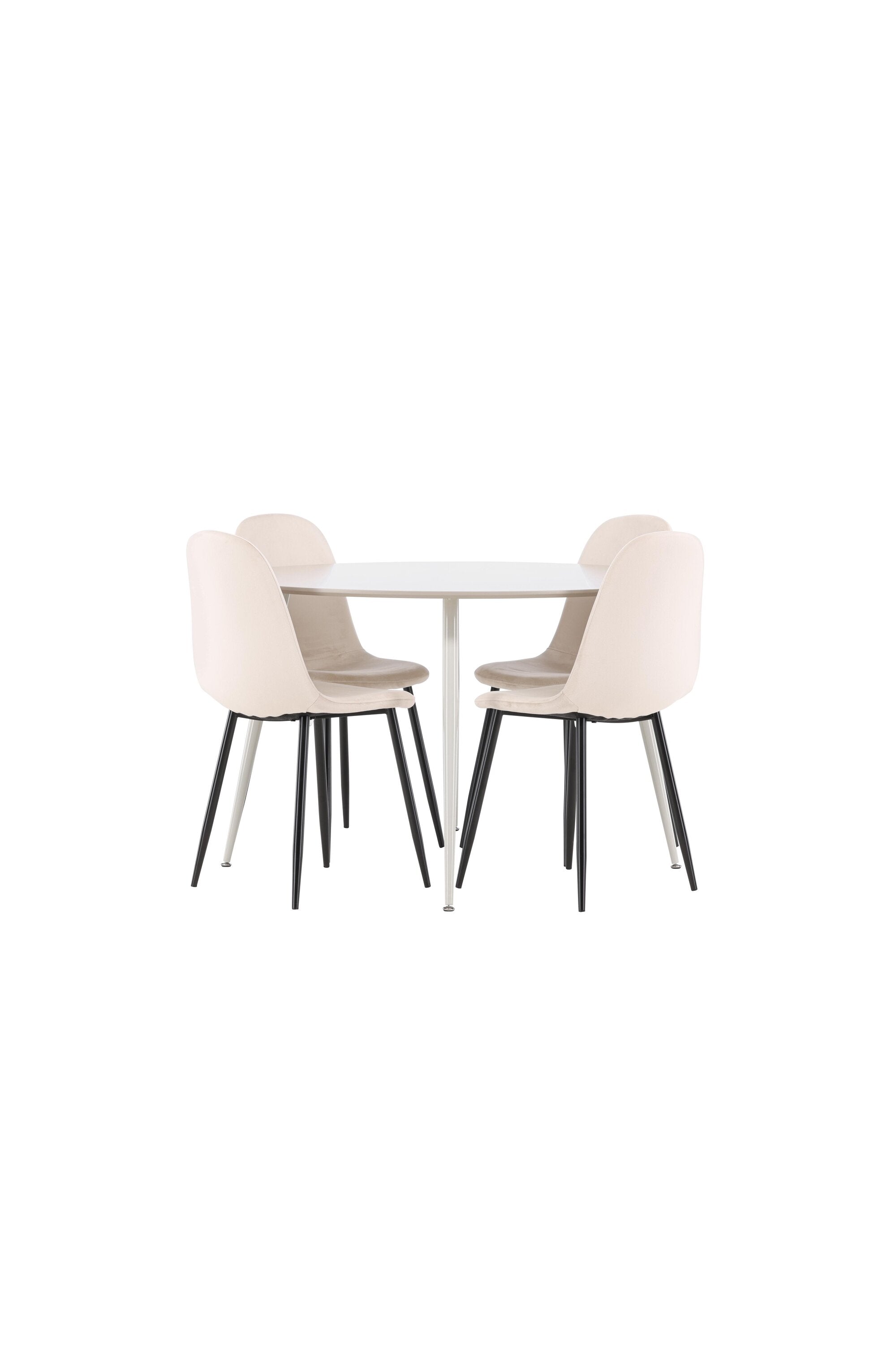 Plaza Matbord med Polar Matstol-GR Dining Set-Venture Home-peaceofhome.se