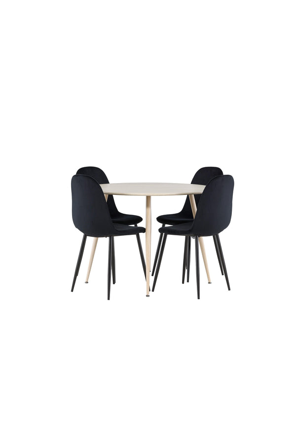 Plaza Matbord med Polar Matstol-GR Dining Set-Venture Home-peaceofhome.se