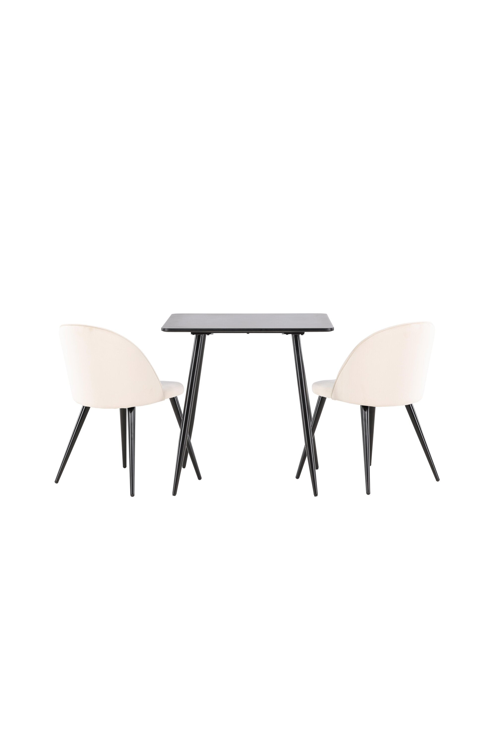 Polar Matbord med Velvet Matstol-GR Dining Set-Venture Home-peaceofhome.se