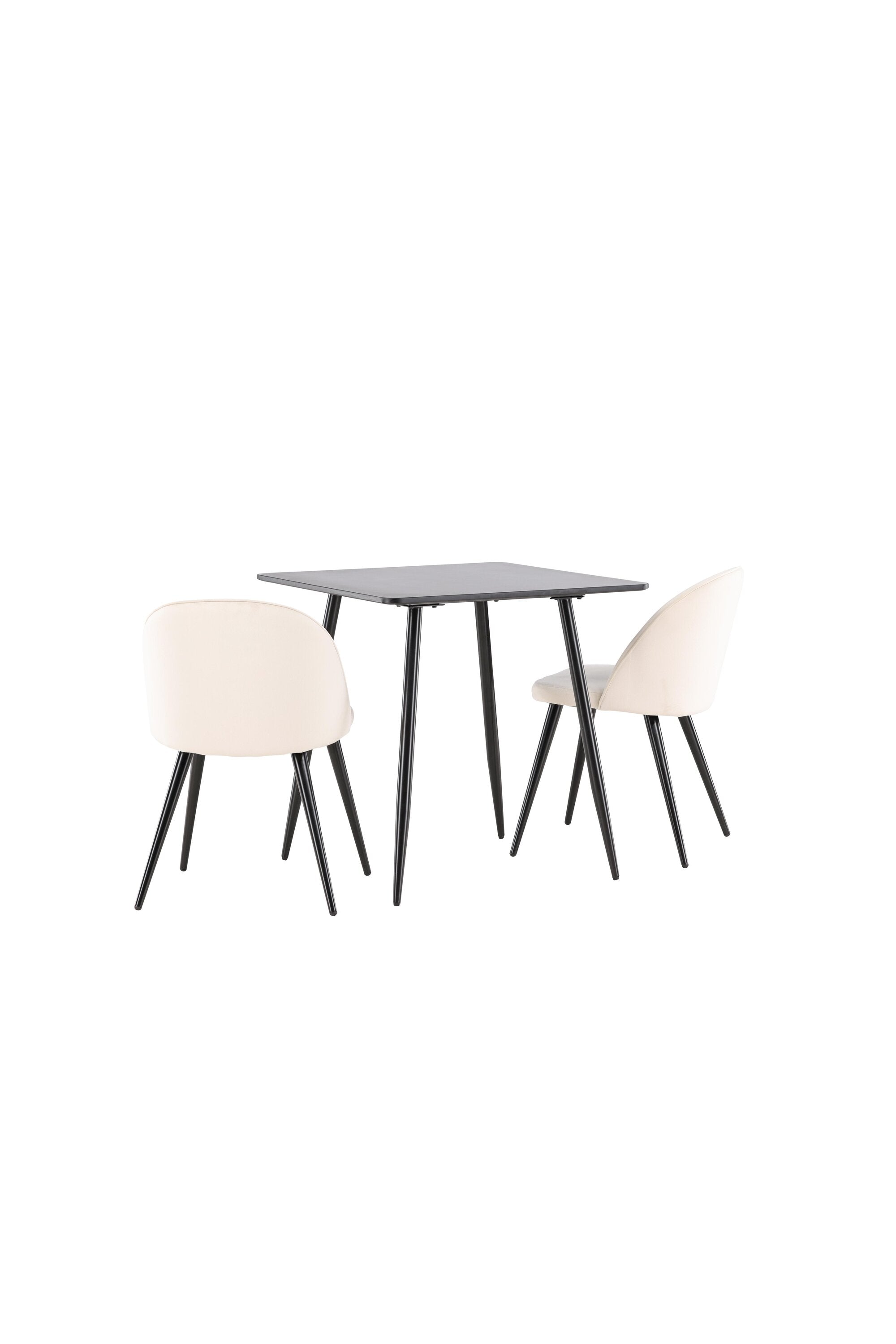 Polar Matbord med Velvet Matstol-GR Dining Set-Venture Home-peaceofhome.se