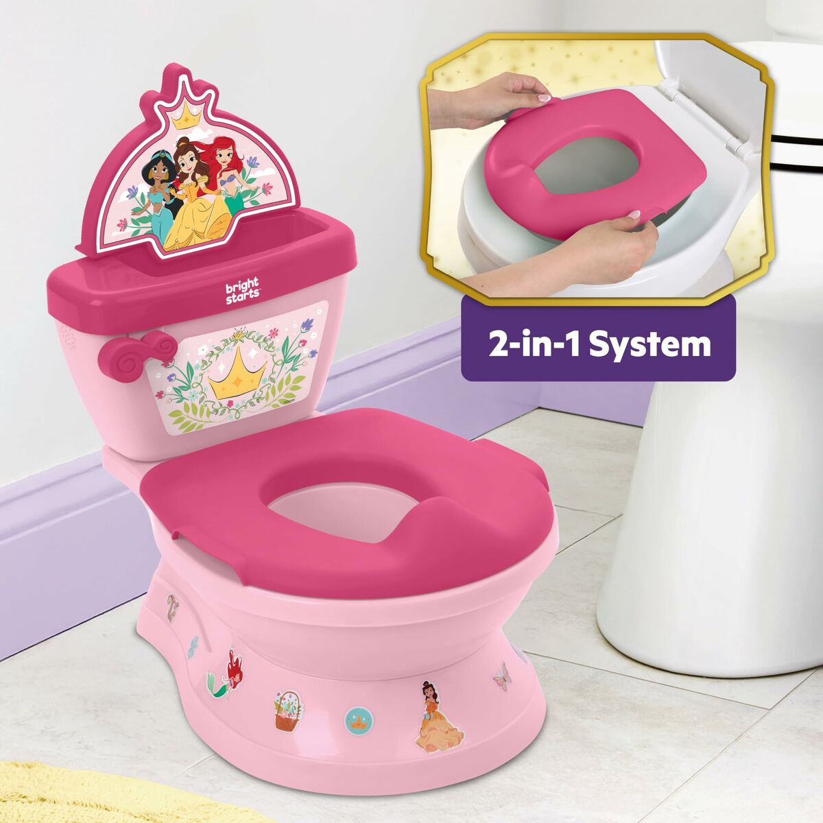 Potta Bright Starts Princess Disney Rosa-Bebis, Pottor och stolar-bright starts-peaceofhome.se