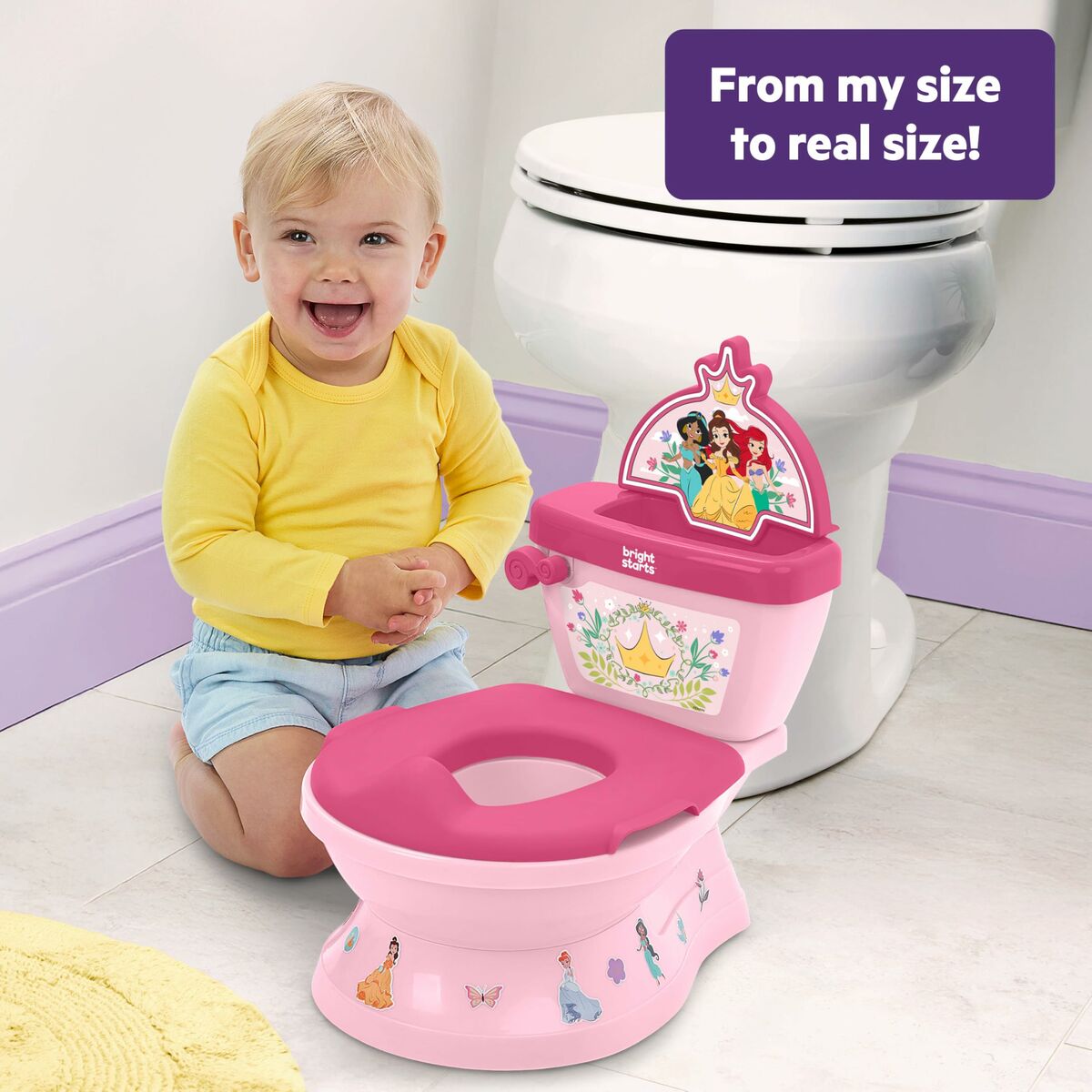 Potta Bright Starts Princess Disney Rosa-Bebis, Pottor och stolar-bright starts-peaceofhome.se