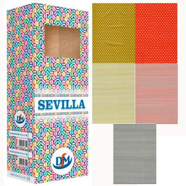Presentpapper DM Sevilla Multicolour Rulle 70 x 200 cm (50 antal)-Kontor och Kontorsmaterial, Pappersprodukter för kontoret-DM-peaceofhome.se