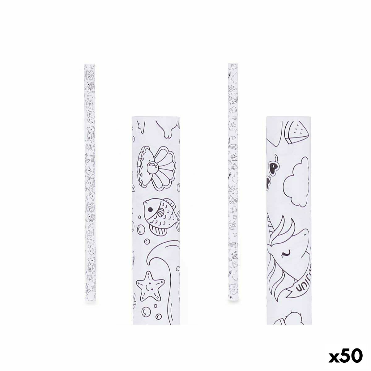 Presentpapper Pincello 80GR - COLOREAR 80GR - COLOREAR Vit 70 x 150 cm (50 antal)-Kontor och Kontorsmaterial, Pappersprodukter för kontoret-Pincello-peaceofhome.se