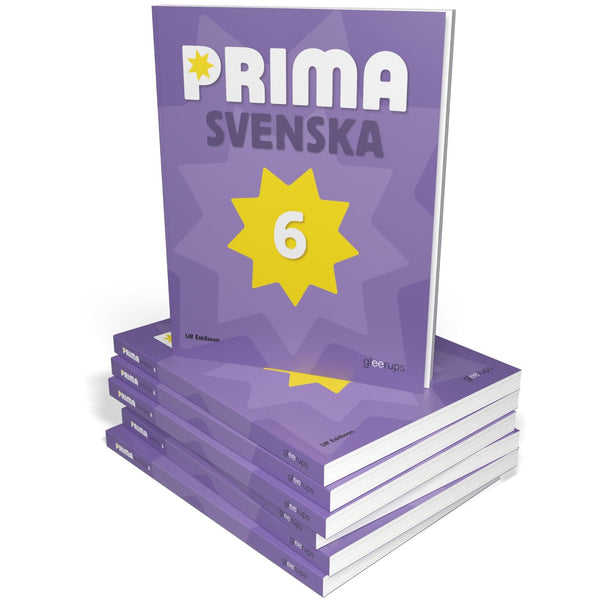 Prima Svenska 6 Basbok Paket 20 ex + Lärarwebb Indlic 12 mån (OBS! Endast för lärare)-Digitala böcker-Gleerups Utbildning AB-peaceofhome.se