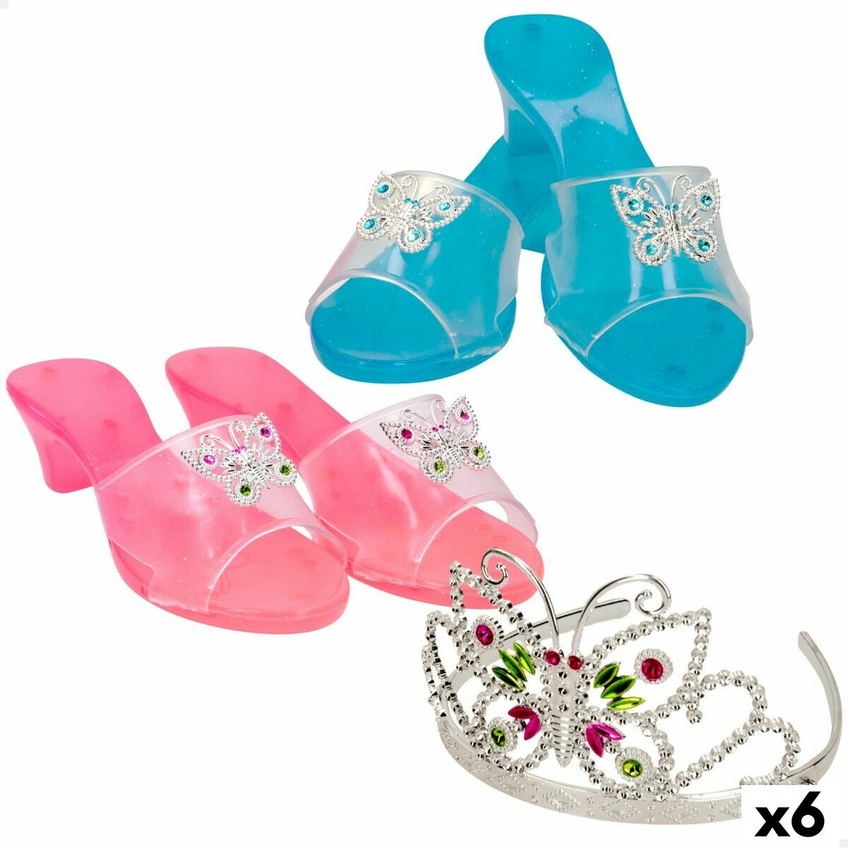 Prinsessaccessoarer Colorbaby 3 Delar-Leksaker och spel, Fancy klänning och accessoarer-Colorbaby-peaceofhome.se