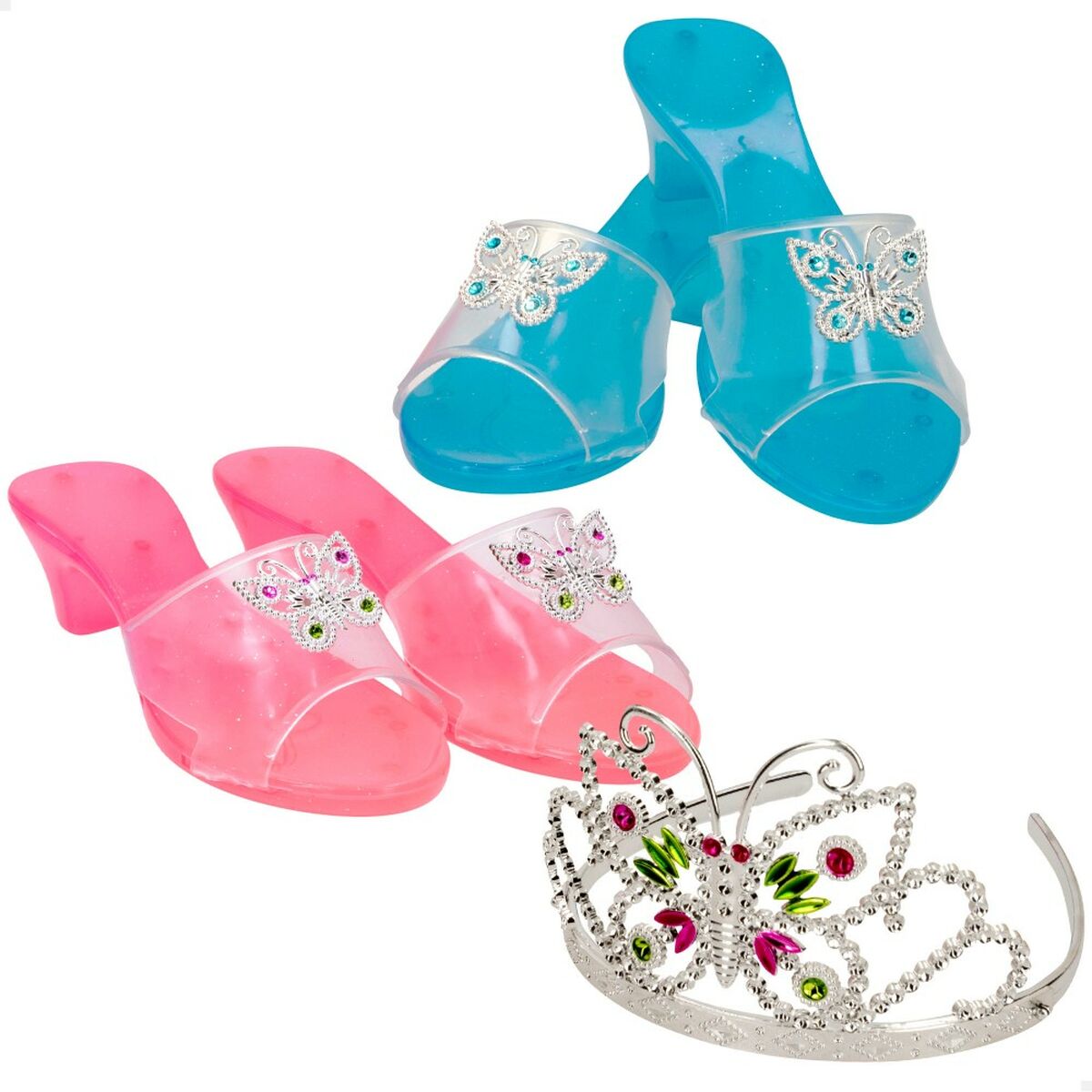 Prinsessaccessoarer Colorbaby 3 Delar-Leksaker och spel, Fancy klänning och accessoarer-Colorbaby-peaceofhome.se