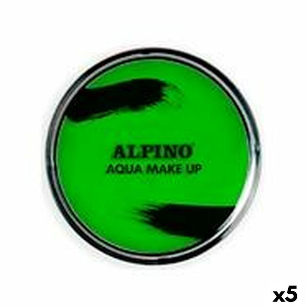 Pulveriserad Make Up Alpino Till vatten 14 g Grön (5 antal)-Leksaker och spel, Fancy klänning och accessoarer-Alpino-peaceofhome.se