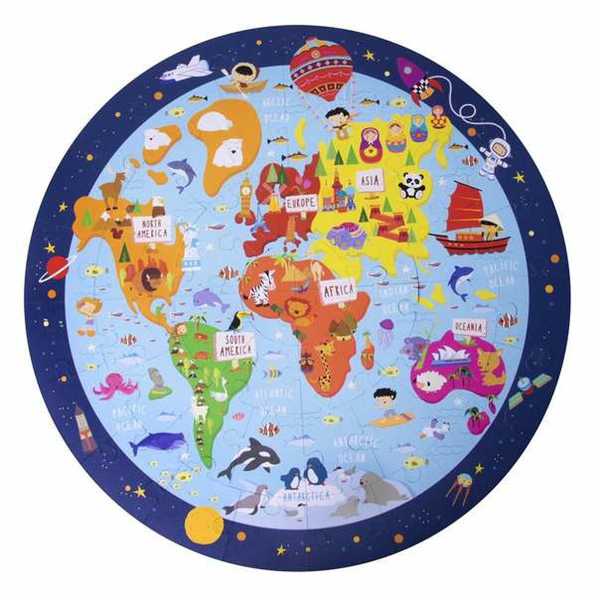 Pussel Apli Rund-Leksaker och spel, Pussel och hjärngrupper-Apli-peaceofhome.se