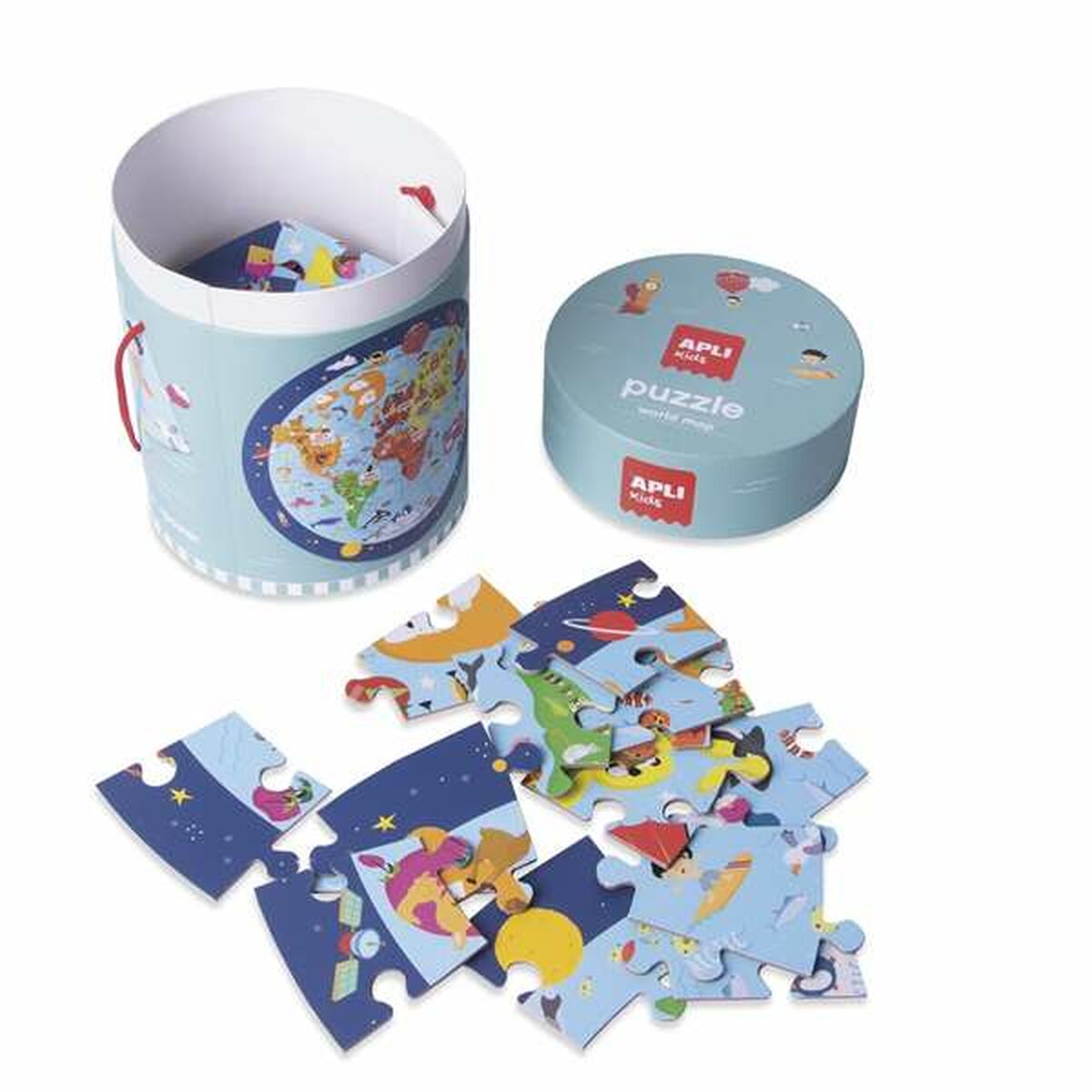 Pussel Apli Rund-Leksaker och spel, Pussel och hjärngrupper-Apli-peaceofhome.se