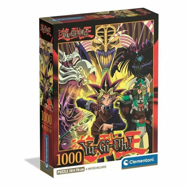 Pussel Clementoni Yu-Gi-Oh! 70 x 50 cm 1000 Delar-Leksaker och spel, Pussel och hjärngrupper-Clementoni-peaceofhome.se