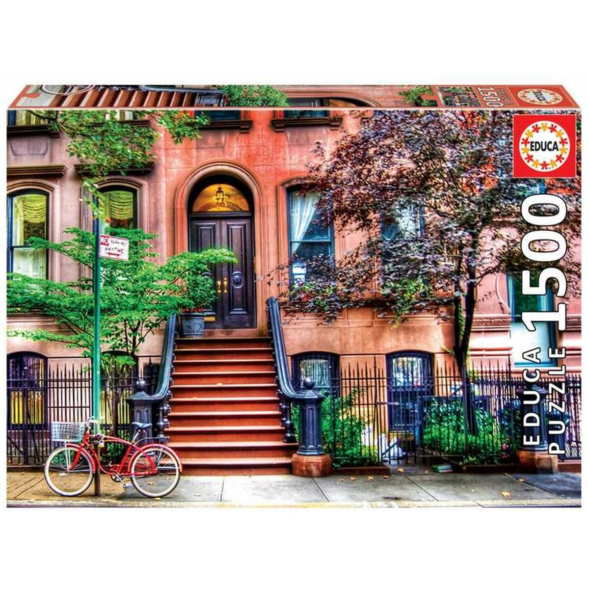 Pussel Educa 1500 Greenwich Village, New York-Leksaker och spel, Pussel och hjärngrupper-Educa-peaceofhome.se
