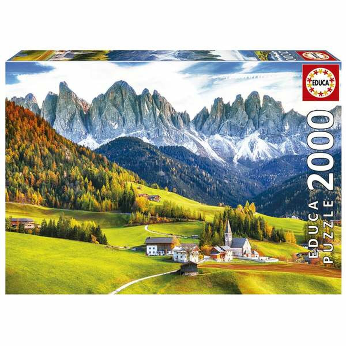 Pussel Educa Autumn in the Dolomites 2000 Delar-Leksaker och spel, Pussel och hjärngrupper-Educa-peaceofhome.se