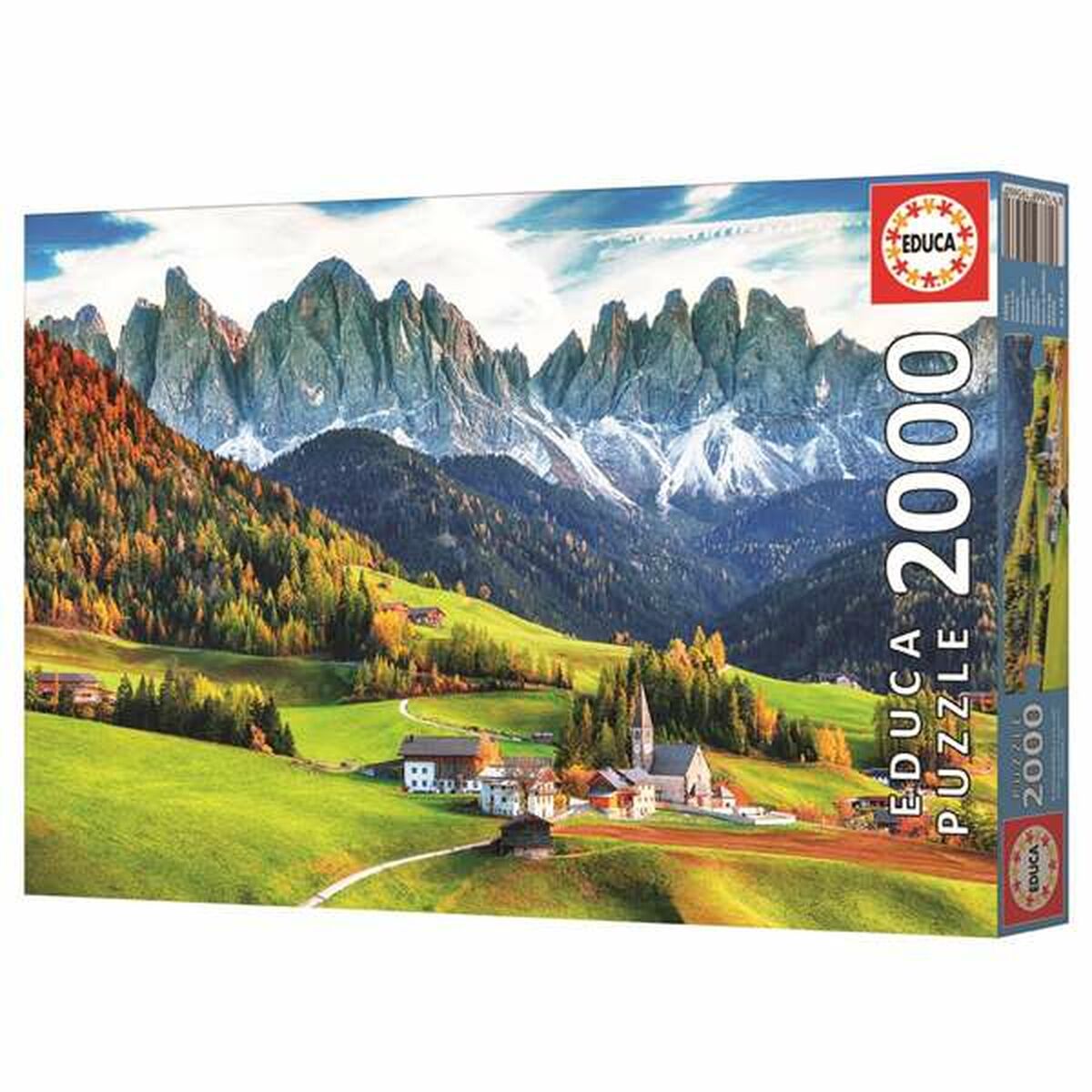 Pussel Educa Autumn in the Dolomites 2000 Delar-Leksaker och spel, Pussel och hjärngrupper-Educa-peaceofhome.se