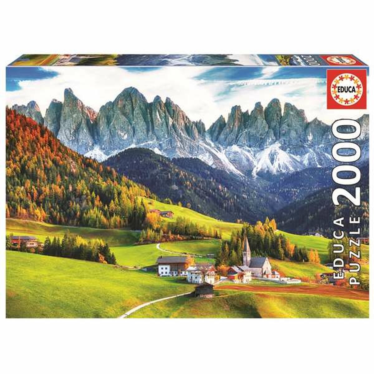 Pussel Educa Autumn in the Dolomites 2000 Delar-Leksaker och spel, Pussel och hjärngrupper-Educa-peaceofhome.se