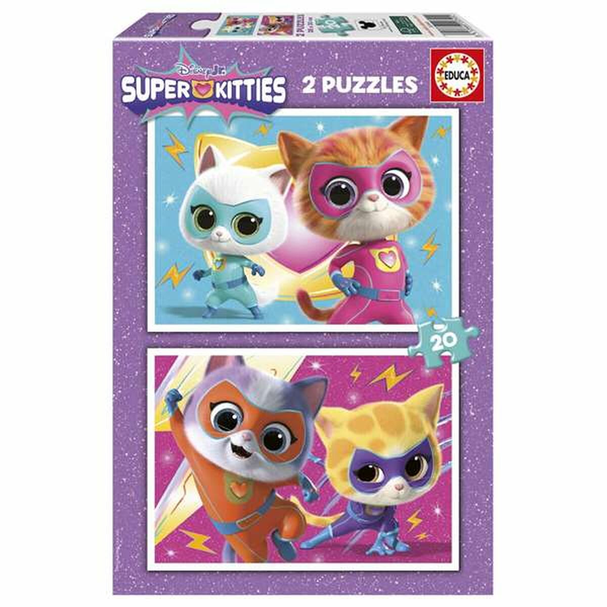 Pussel Educa Superkitties-Leksaker och spel, Pussel och hjärngrupper-Educa-peaceofhome.se