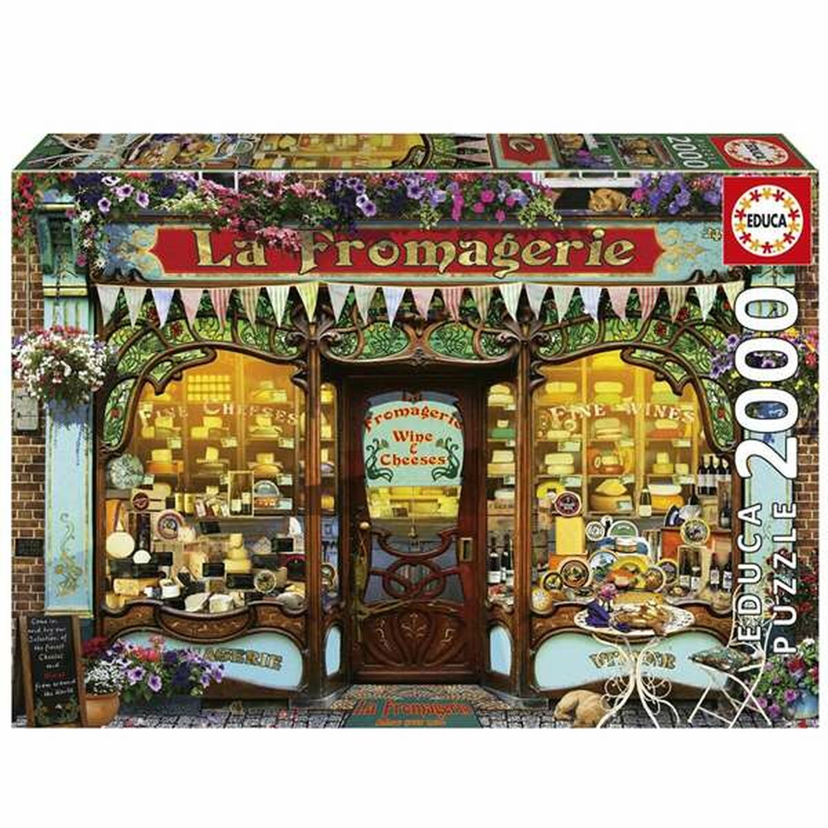Pussel Educa The fine cheese shop-Leksaker och spel, Pussel och hjärngrupper-Educa-peaceofhome.se