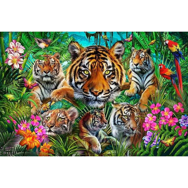 Pussel Educa Tiger jungle 500 Delar