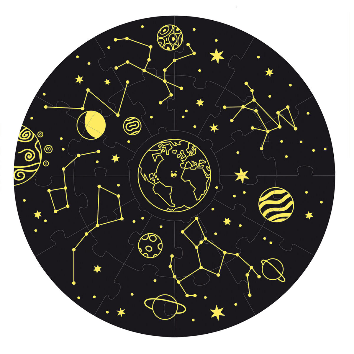 Pussel Goula XXL Space 25 Delar-Leksaker och spel, Pussel och hjärngrupper-Goula-peaceofhome.se