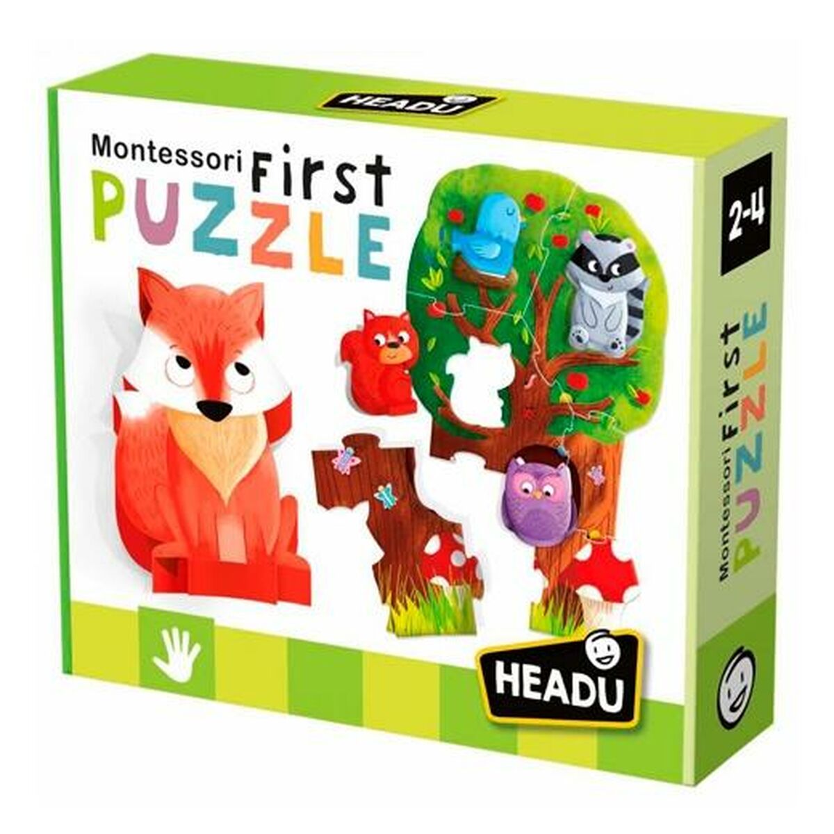 Pussel HEADU Montessori Skog (4 antal)-Leksaker och spel, Pussel och hjärngrupper-HEADU-peaceofhome.se