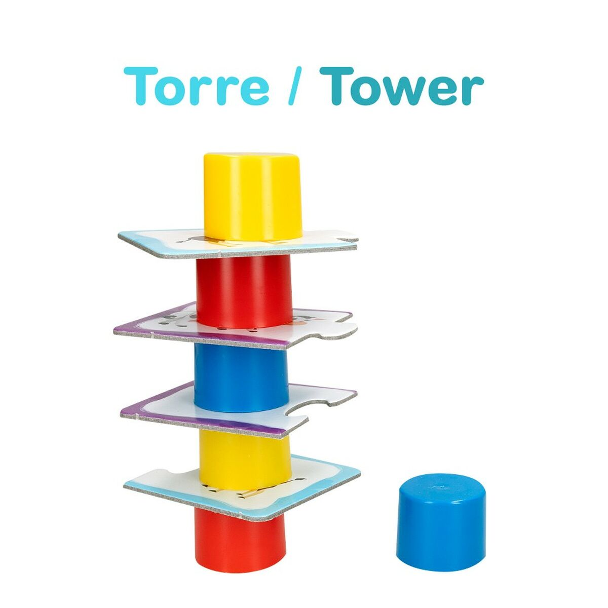 Pussel Lisciani Giochi Carotina Baby 16 x 1 x 16,5 cm Bondgård 4-i-1 (12 antal)-Leksaker och spel, Pussel och hjärngrupper-Lisciani Giochi-peaceofhome.se