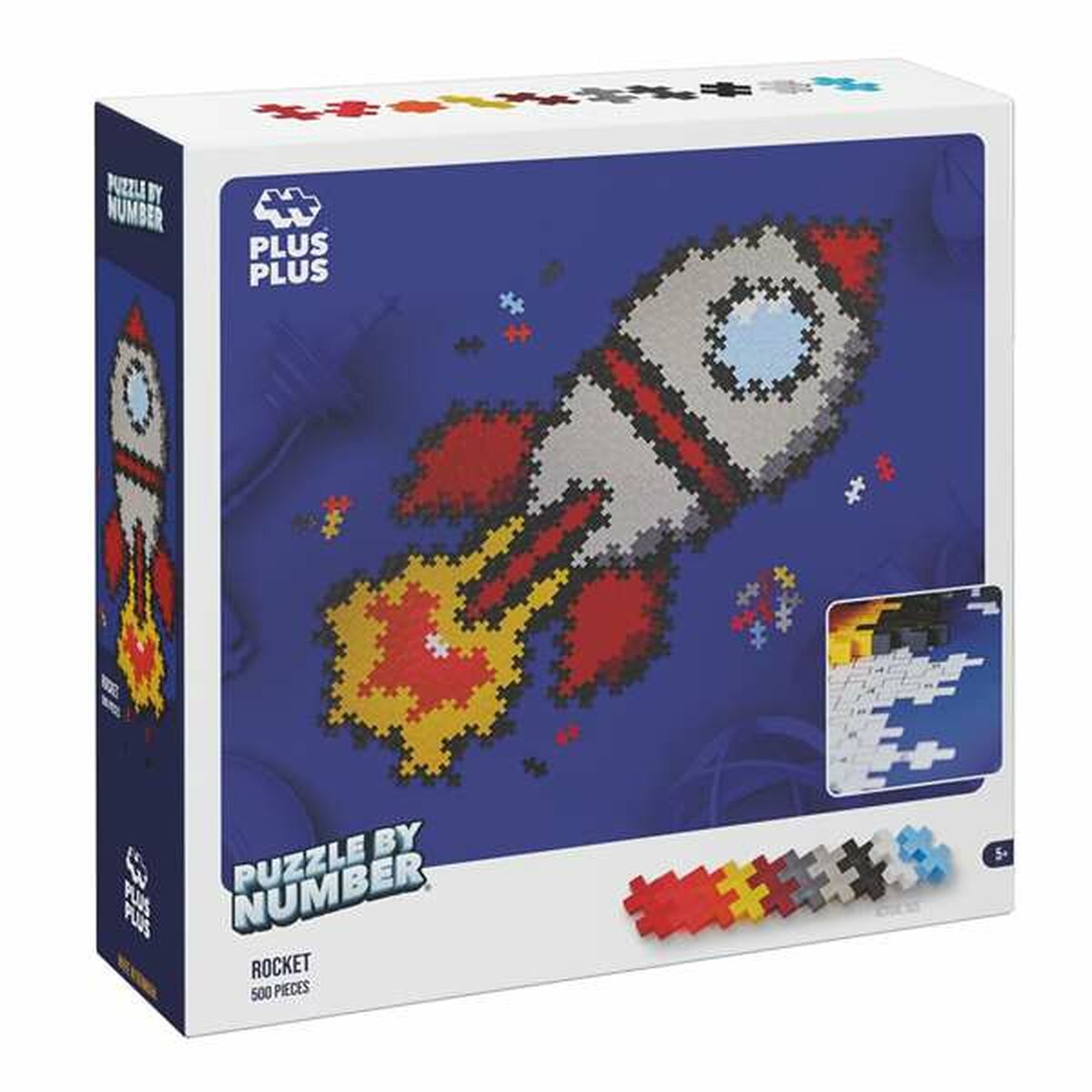 Pussel Lúdilo Plus Plus Rocket 500 Delar-Leksaker och spel, Pussel och hjärngrupper-Lúdilo-peaceofhome.se