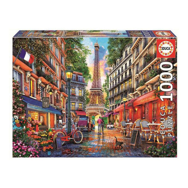 Pussel Paris Dominic Davison Educa (1000 pcs)-Leksaker och spel, Pussel och hjärngrupper-Educa-peaceofhome.se