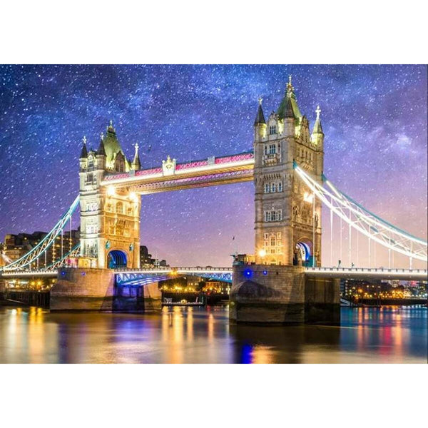 Pussel Educa Tower Bridge Neon 1000 Delar-Leksaker och spel, Pussel och hjärngrupper-Educa-peaceofhome.se