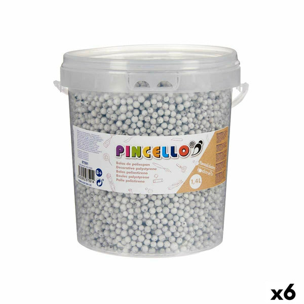 Pysselmaterial Bollar 6 antal 13,5 x 14 x 14,5 cm-Leksaker och spel, Kreativa aktiviteter-Pincello-peaceofhome.se