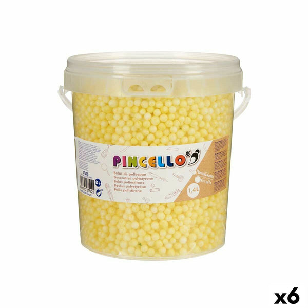 Pysselmaterial Pincello POLIESPAN-AM POLIESPAN-AM 13,5 x 14 x 14 cm Bollar 6 antal-Leksaker och spel, Kreativa aktiviteter-Pincello-peaceofhome.se