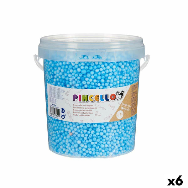 Pysselmaterial Pincello POLIESPAN-AZ POLIESPAN-AZ 13,5 x 14 x 14 cm Bollar 6 antal-Leksaker och spel, Kreativa aktiviteter-Pincello-peaceofhome.se